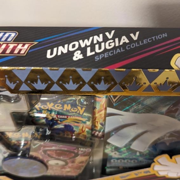 Pokemon Trading Card Game: Crown Zenith Unown V & Lugia V Special Collection New - Picture 6 of 6